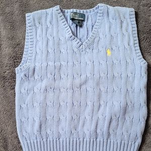 Ralph Lauren Sky Blue Sweater Vest